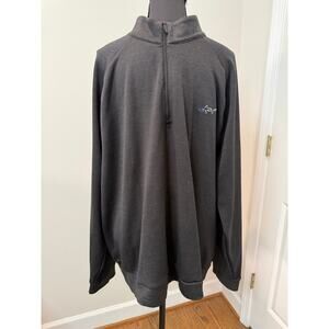 Greg Norman Men's Quarter Zip in Black